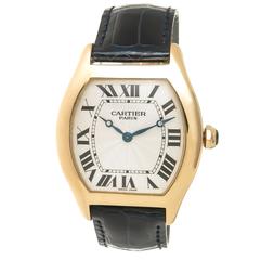 Cartier Yellow Gold Large Tortue Manual Wind Wristwatch 1