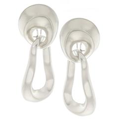 Angela Cummings Sterling Large Drop Earrings 7