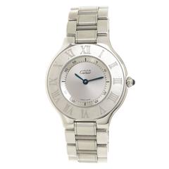 Cartier Must De Cartier 21 Ladies Stainless Steel quartz Wristwatch
