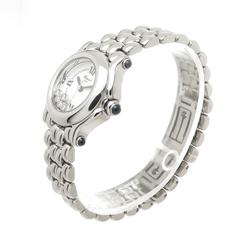 Chopard Ladies Stainless Steel Diamond Happy Sport Quartz Wristwatch