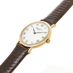 Patek Philippe Ladies Yellow Gold Calatrava Model 4819 Quartz Watch