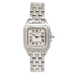 Cartier Ladies Stainless Steel Panther Quartz Wristwatch