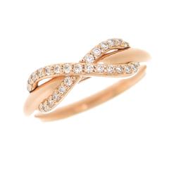 Tiffany & Co. Infinity Collection Diamond Rose Gold Ring