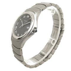 Cartier Stainless Steel Cougar Calendar Quartz Wristwatch