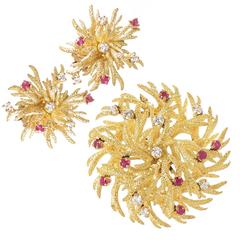 Tiffany & Co. Yellow Gold and Gem Set Suite