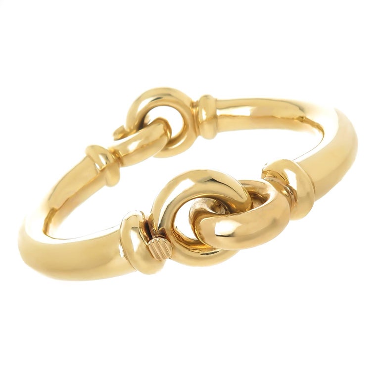 Tiffany and Co. Yellow Gold Heavy Bracelet at 1stdibs