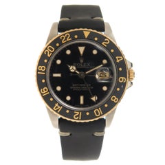 Montre-bracelet Rolex or jaune:: acier inoxydable:: cadran doré GMT Master Automatic