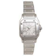 Cartier Ladies Stainless Steel Santos Galbee Automatic Wristwatch