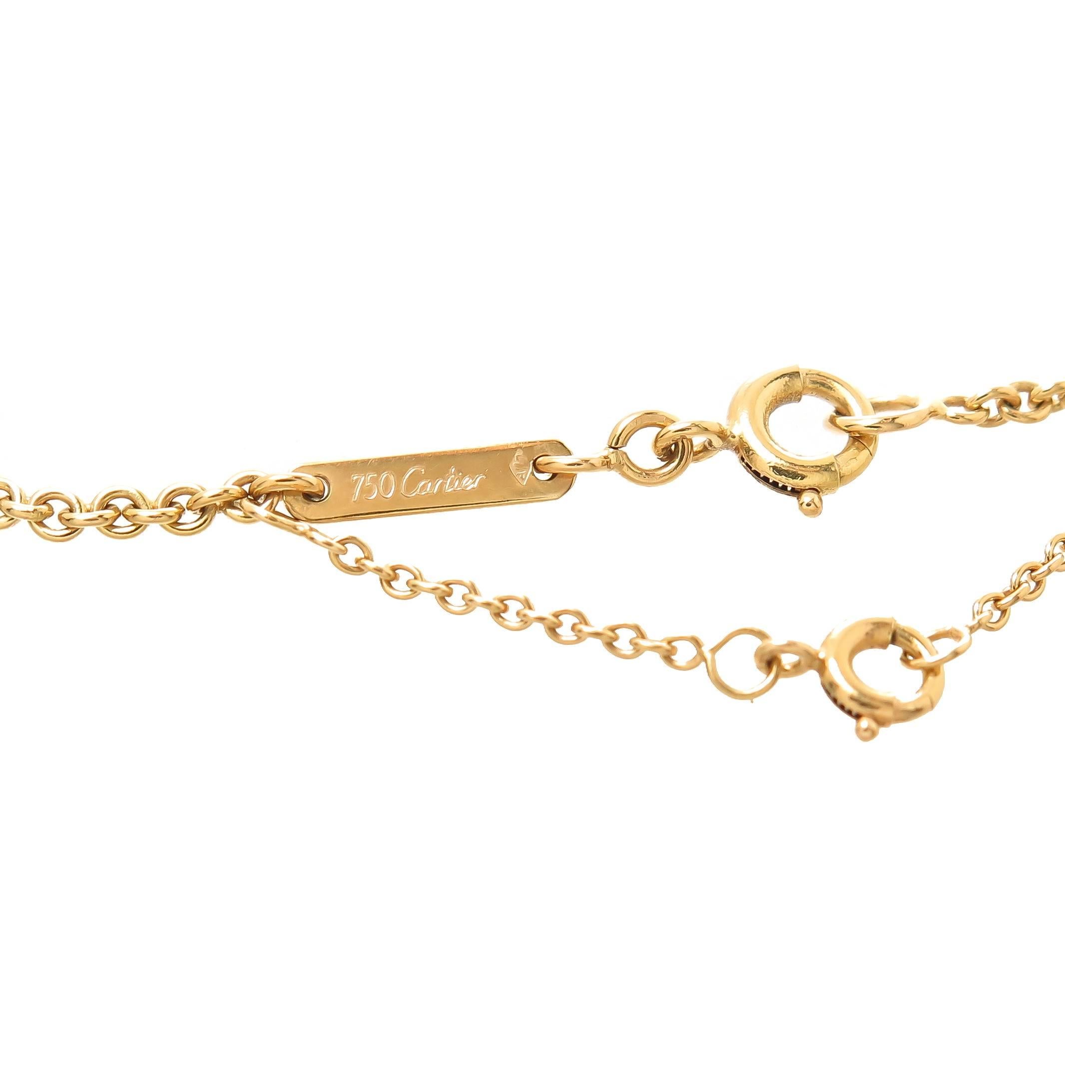 Cartier Diamond Pave Heart Pendant Necklace 1
