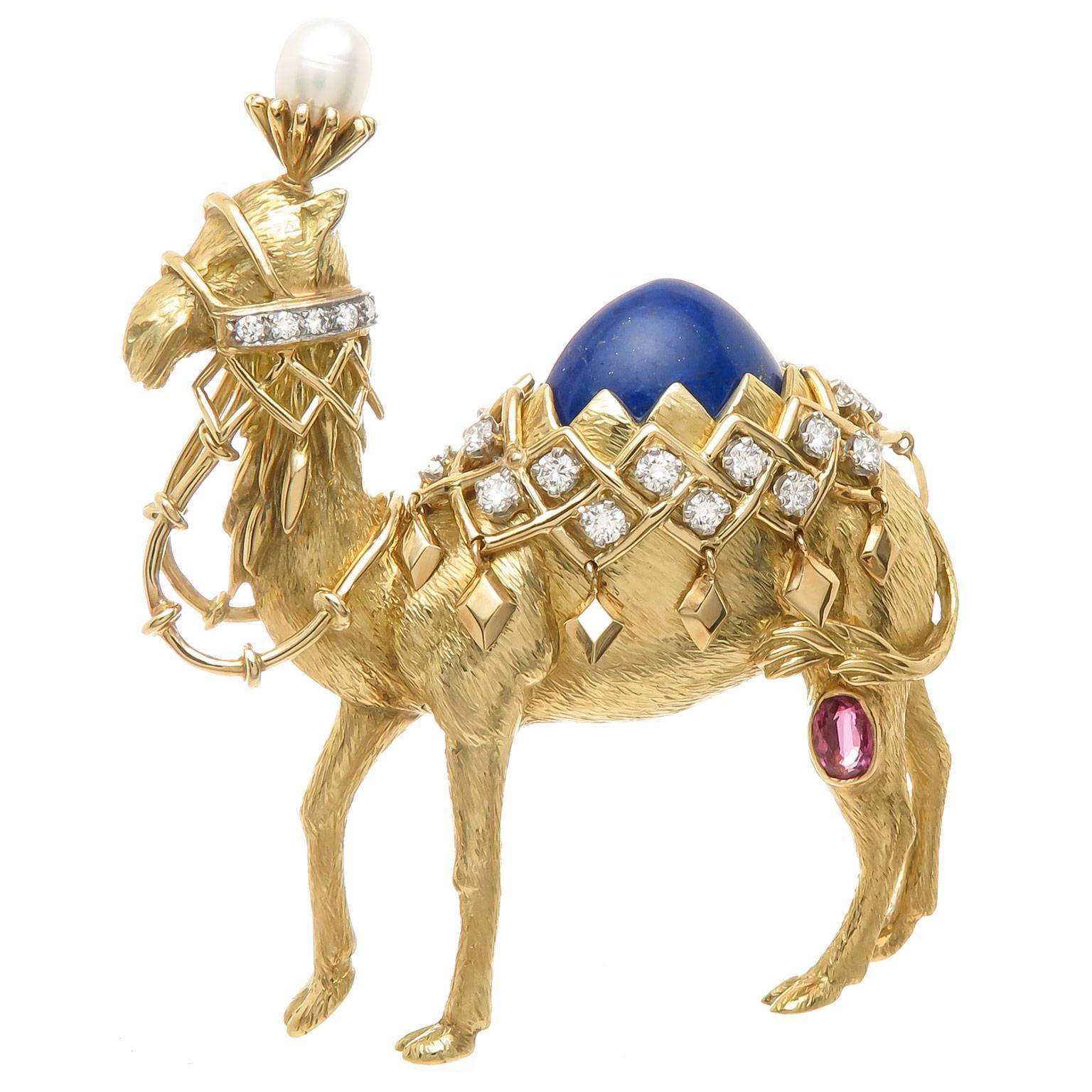 Jean Schlumberger for Tiffany & Co. Large Camel Brooch