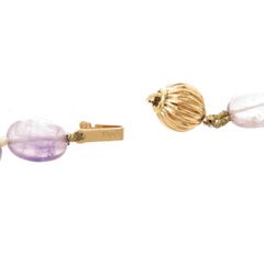 Collana Lalaounis con perle d'oro e gemme