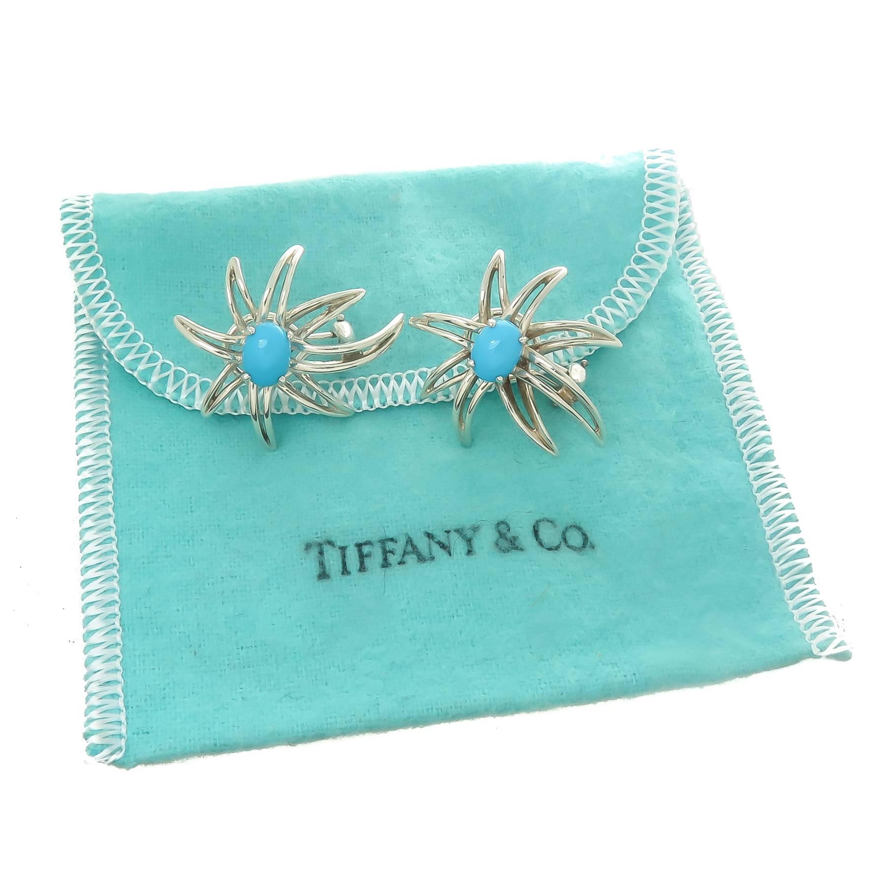 turquoise earrings tiffany