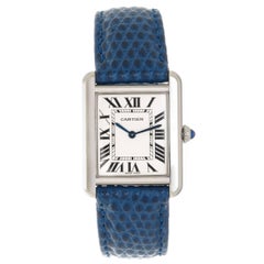 Cartier Acier inoxydable Tank Solo Mid Size Quartz Wristwatch