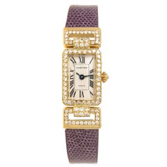 Cartier Ladies Yellow Gold Diamond Set Quartz Wristwatch