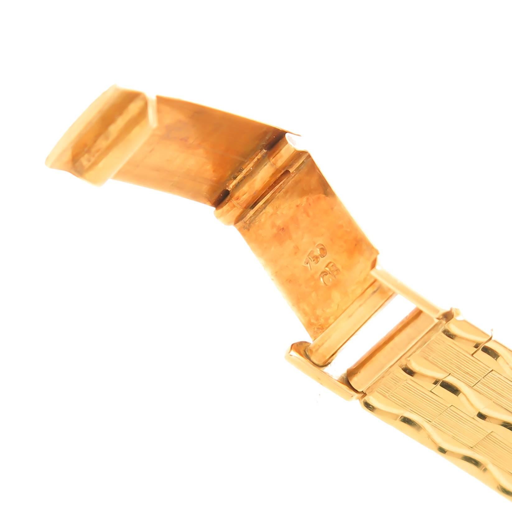 Rolex Ladies Yellow Gold Diamond Covered Bracelet manual Wristwatch 2
