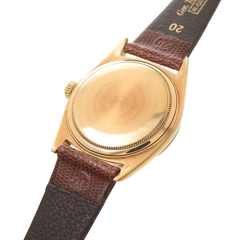 Rolex Yellow Gold President Day Date Pie Pan Dial Automatic Wristwatch