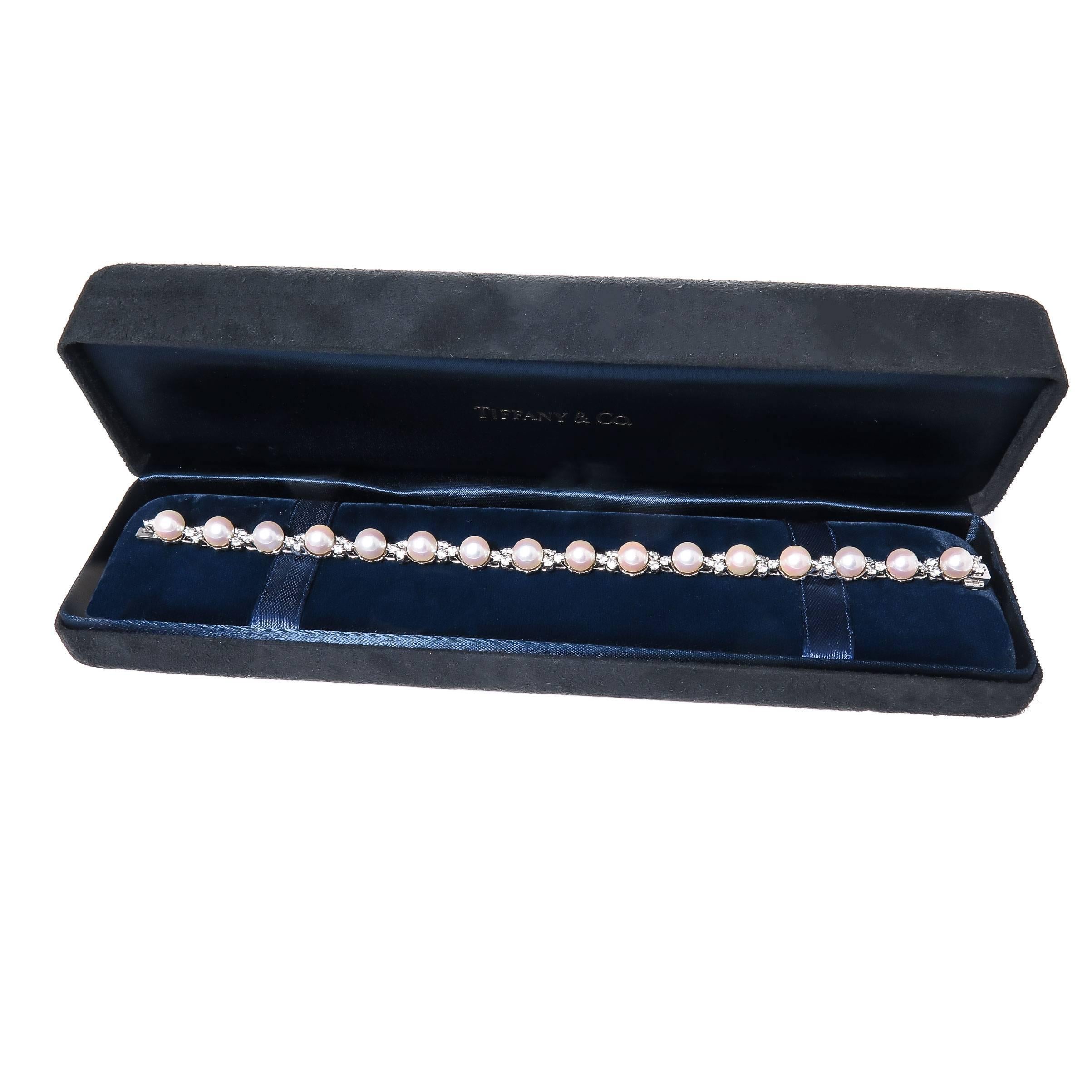 diamond pearl bracelet