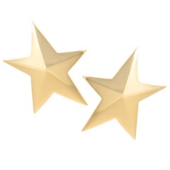 Tiffany & Co. Yellow Gold Star Earrings