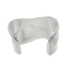 Tiffany & Co. Elsa Peretti Large Sterling Bone Cuff Bracelet