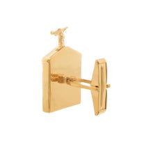 Rolls Royce Yellow Gold Cufflinks