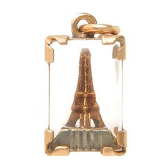 Cartier Gold Miniature Eiffel Tower Vintage Charm