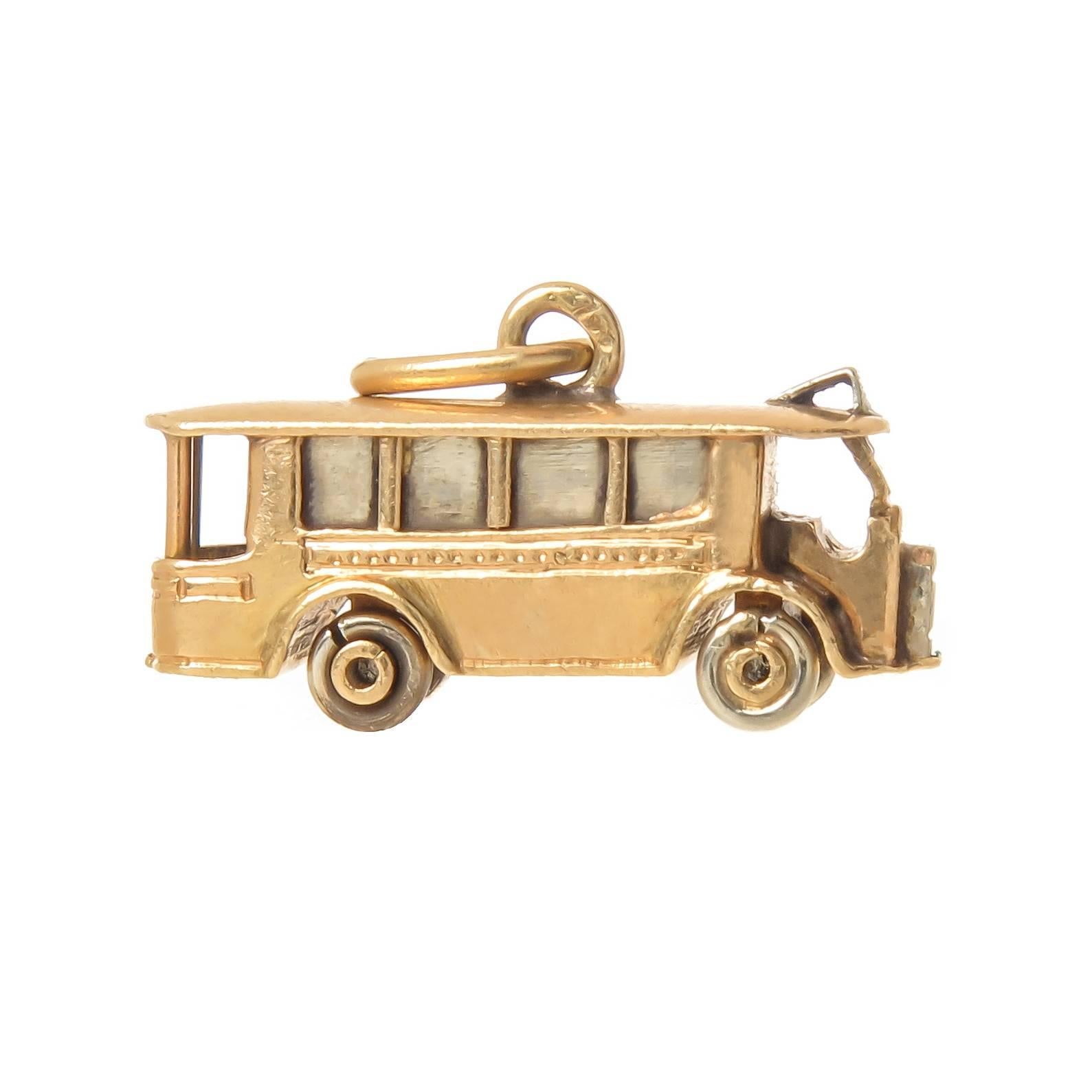Cartier Yellow Gold Vintage Street Car Charm