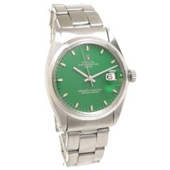 Rolex Stainless Steel Custom Color Dial Automatic Wristwatch, Ref 1500