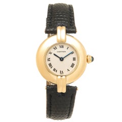 Cartier Damen Gelbgold Colisee Quarz-Armbanduhr:: ca. 2000