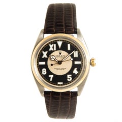 Rolex Yellow Gold Stainless Steel Oyster Perpetual Automatic Wristwatch, c 1960