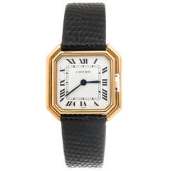 Vintage Cartier Yellow Gold Ceinture Wristwatch