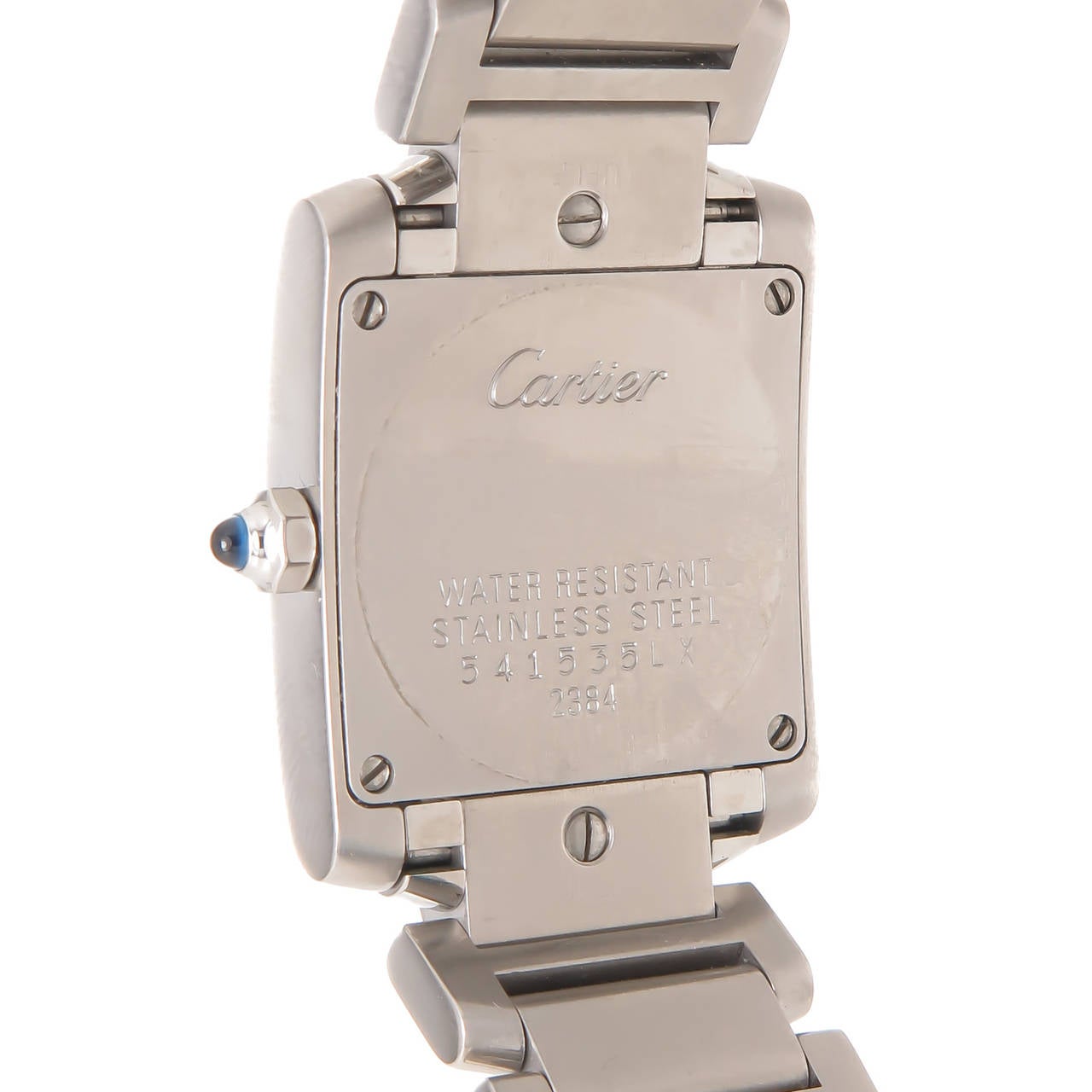 Women's Cartier Lady's Stainless Steel Tank Francaise Quartz Wristwatch