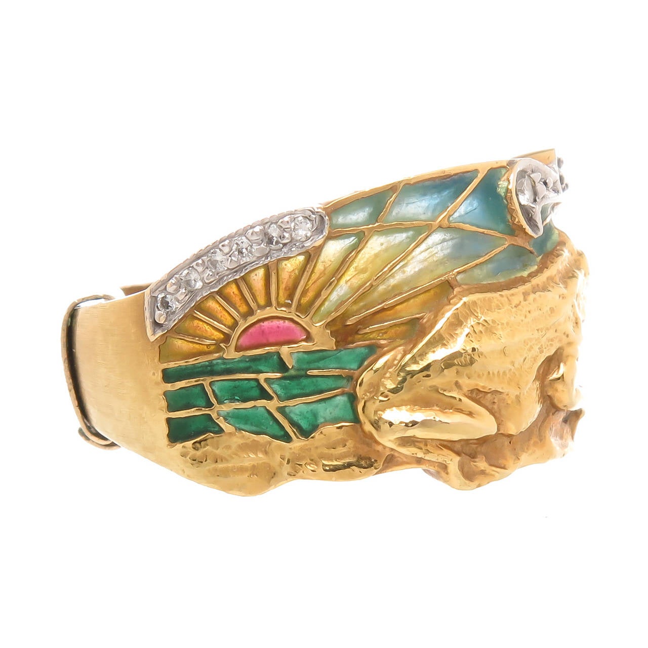 gold frog jewelry