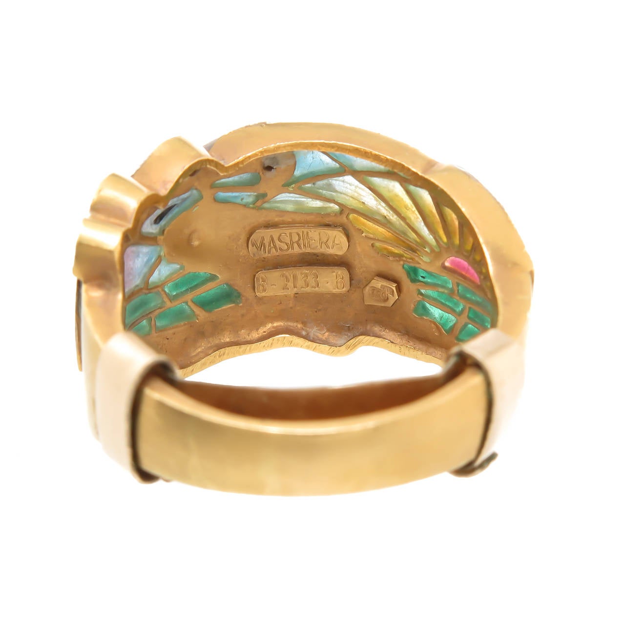frog gold ring