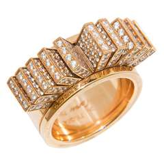 Cartier Diamant Fächer Ring