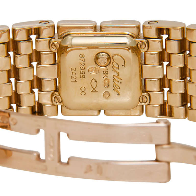 cartier bracelet watch gold