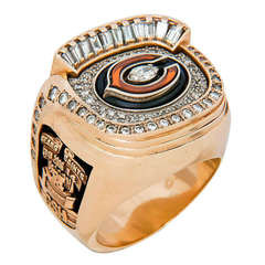 Chicago Bears NFC 2006 Meisterschaft Spieler Ring