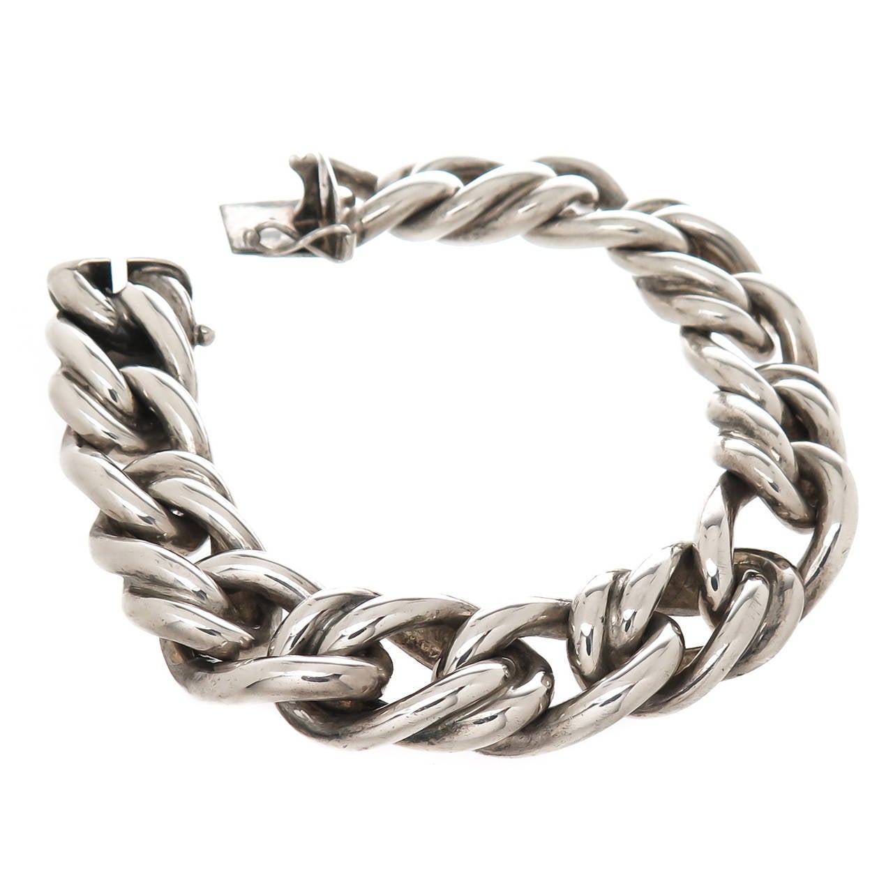 hermes link bracelet silver