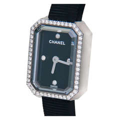 Used Chanel Lady's Stainless Steel and Diamond Premiere Wristwatch