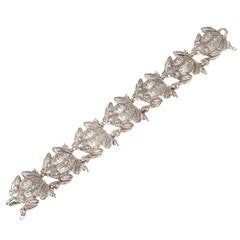 Tiffany & Co. Bracelet de grenouilles en argent sterling