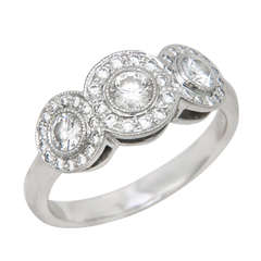Tiffany & Company Platinum & Diamond Circlet Ring