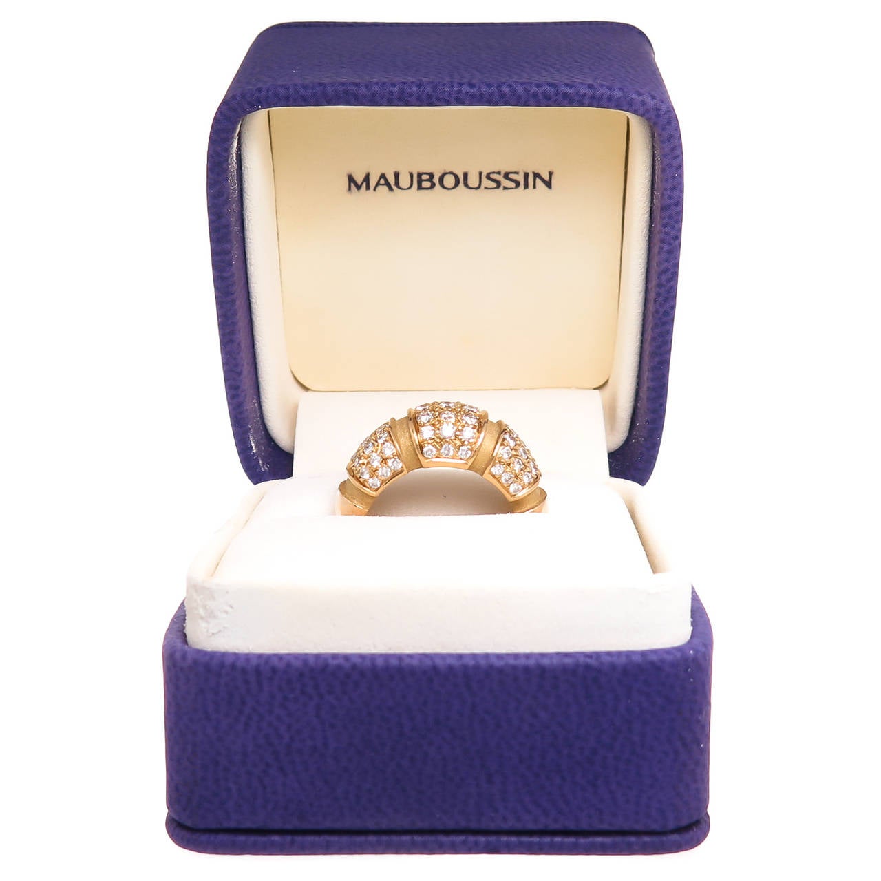 Women's Mauboussin Paris Diamond Gold Bombay Dome Ring