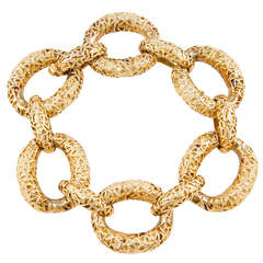 Van Cleef & Arpels Textured Link Bracelet