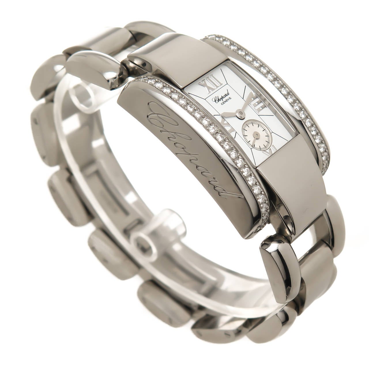 Chopard Lady's Stainless Steel La Strada Quartz Wristwatch Worn by Oprah Winfrey