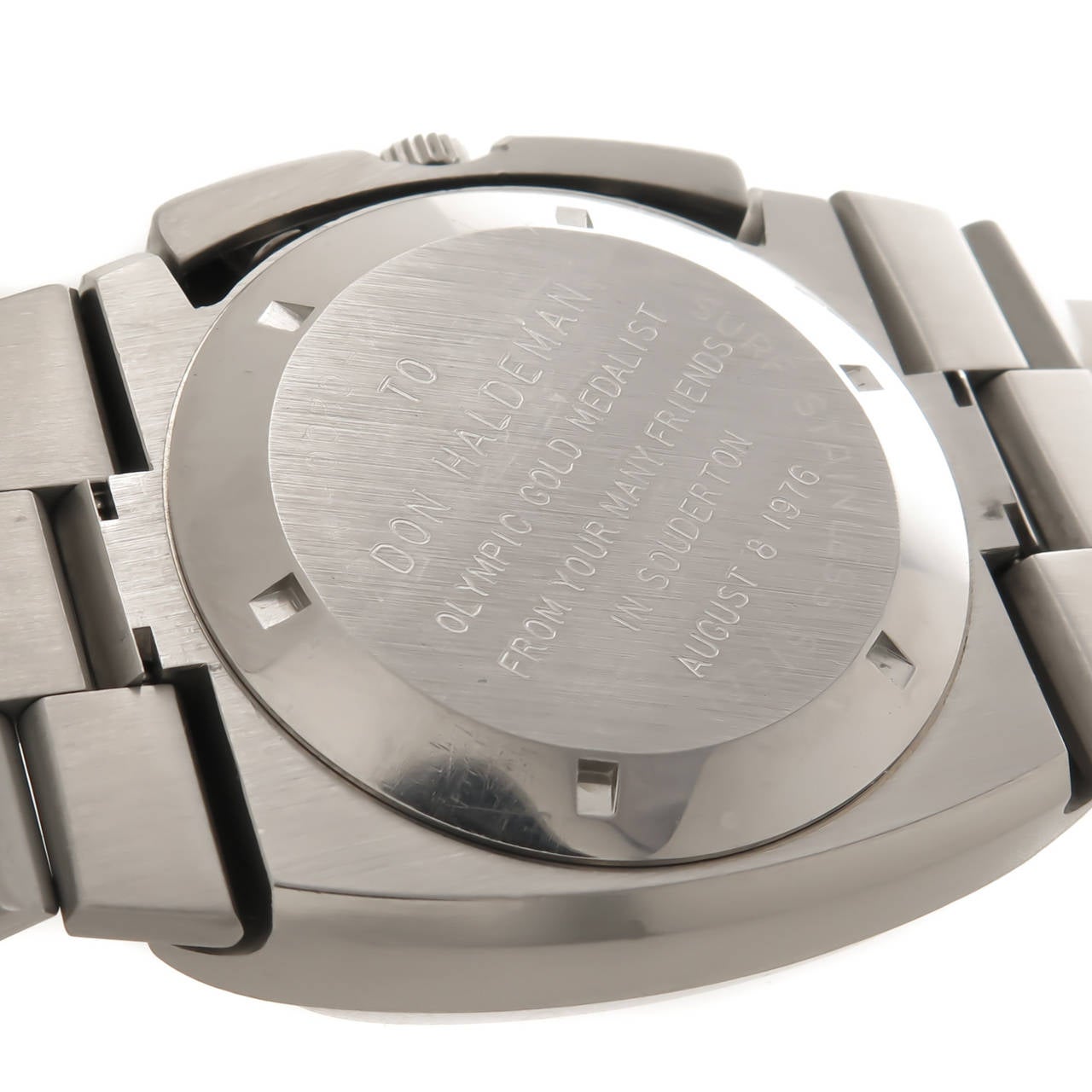 Movado Stainless Steel El Primero Chronograph Wristwatch With Olympic History