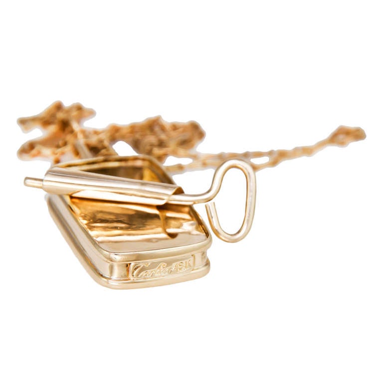 sardine tin necklace