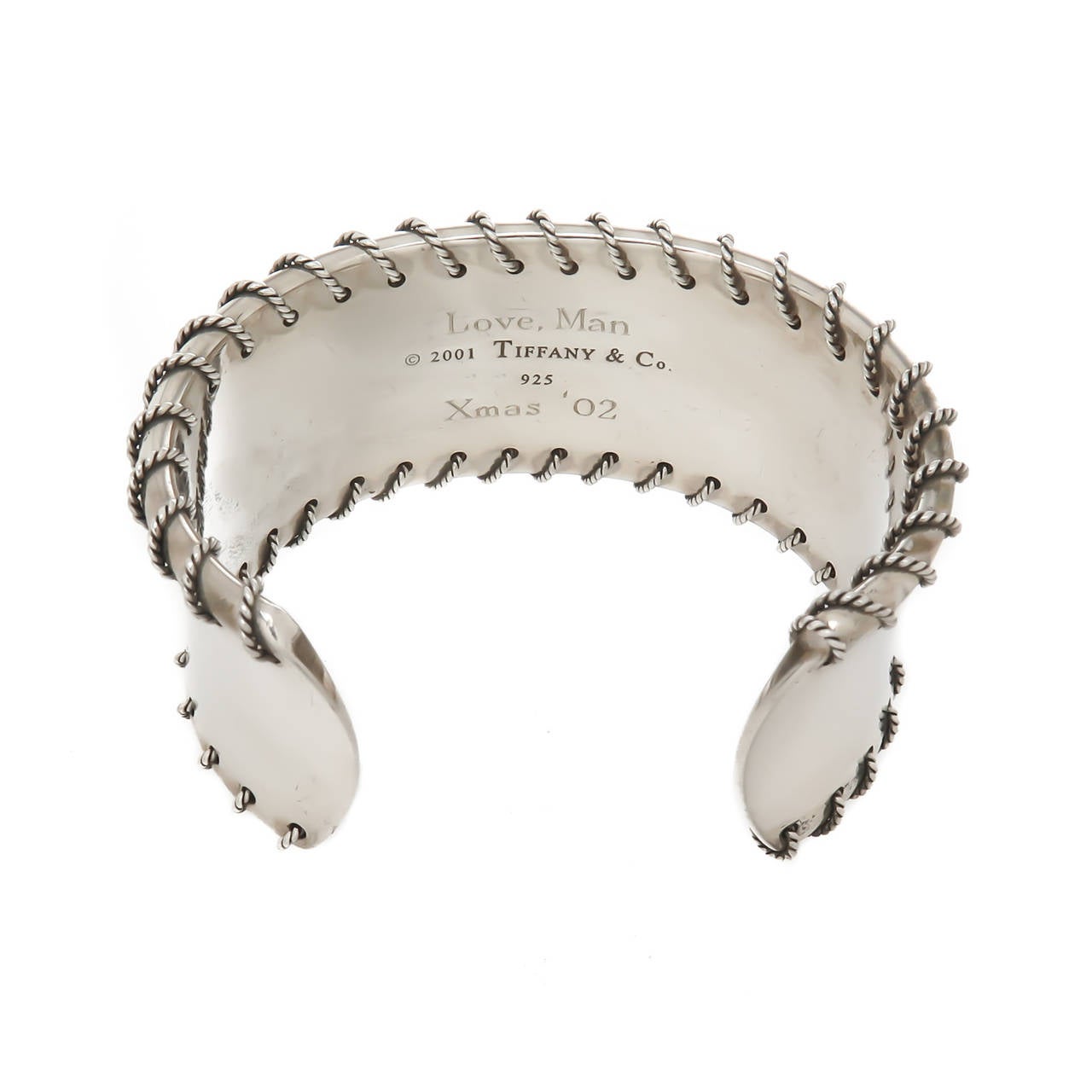 vintage tiffany silver cuff bracelet