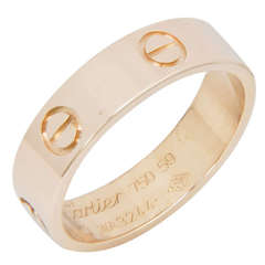 Cartier Yellow Gold Love Ring