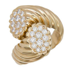 Diamond By Pass Ring Retailed by Neiman Marcus