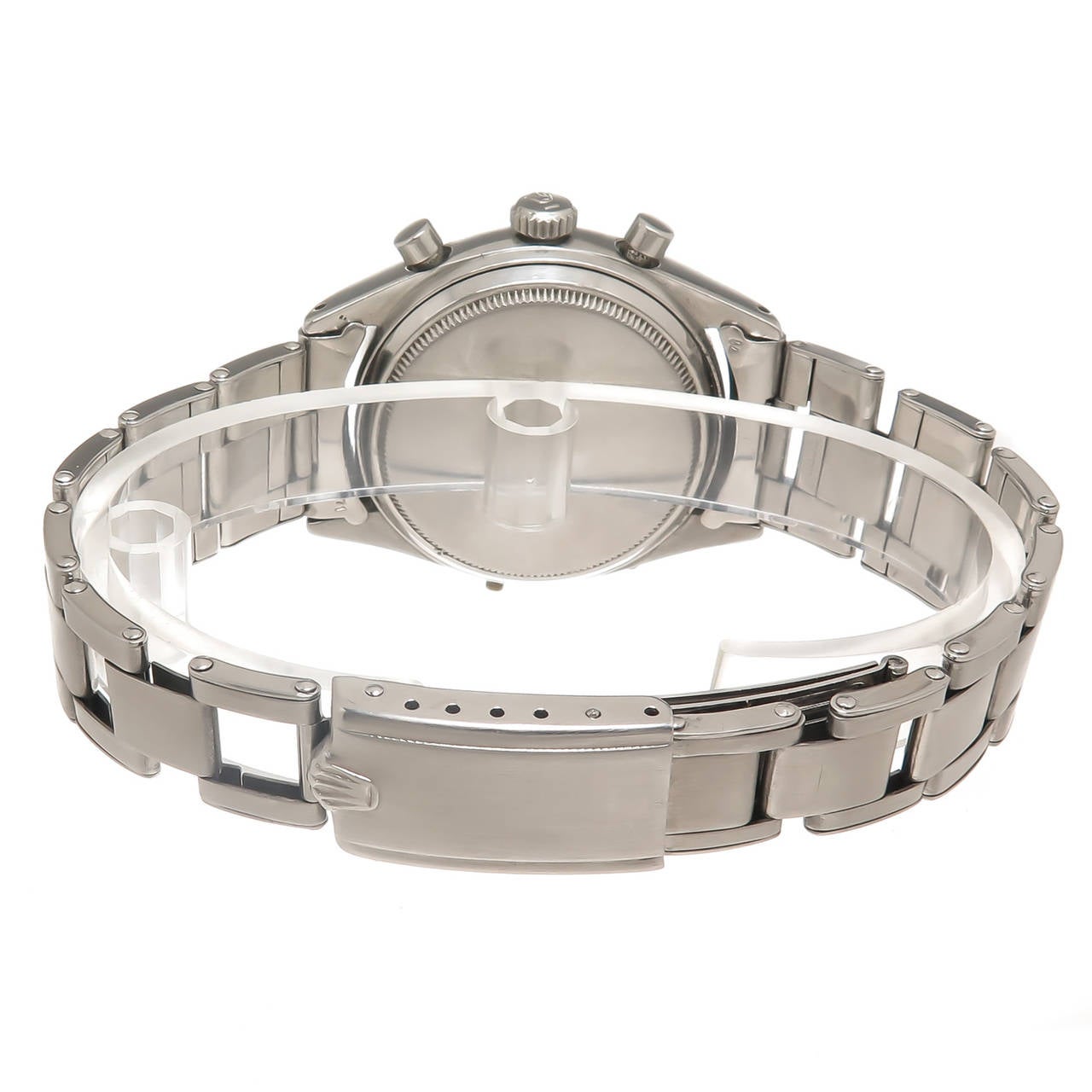 Women's Rolex Stainless Steel Triple Calendar Anti Magnetic Chronograph Wristwatch