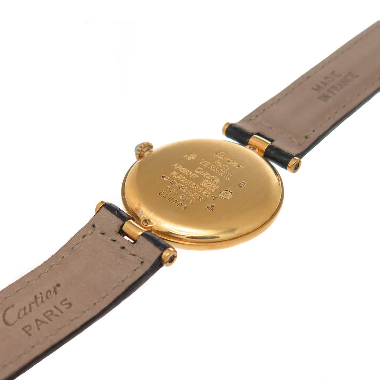 Cartier Vermeil Must De Cartier Quartz Wristwatch at 1stDibs | must de ...